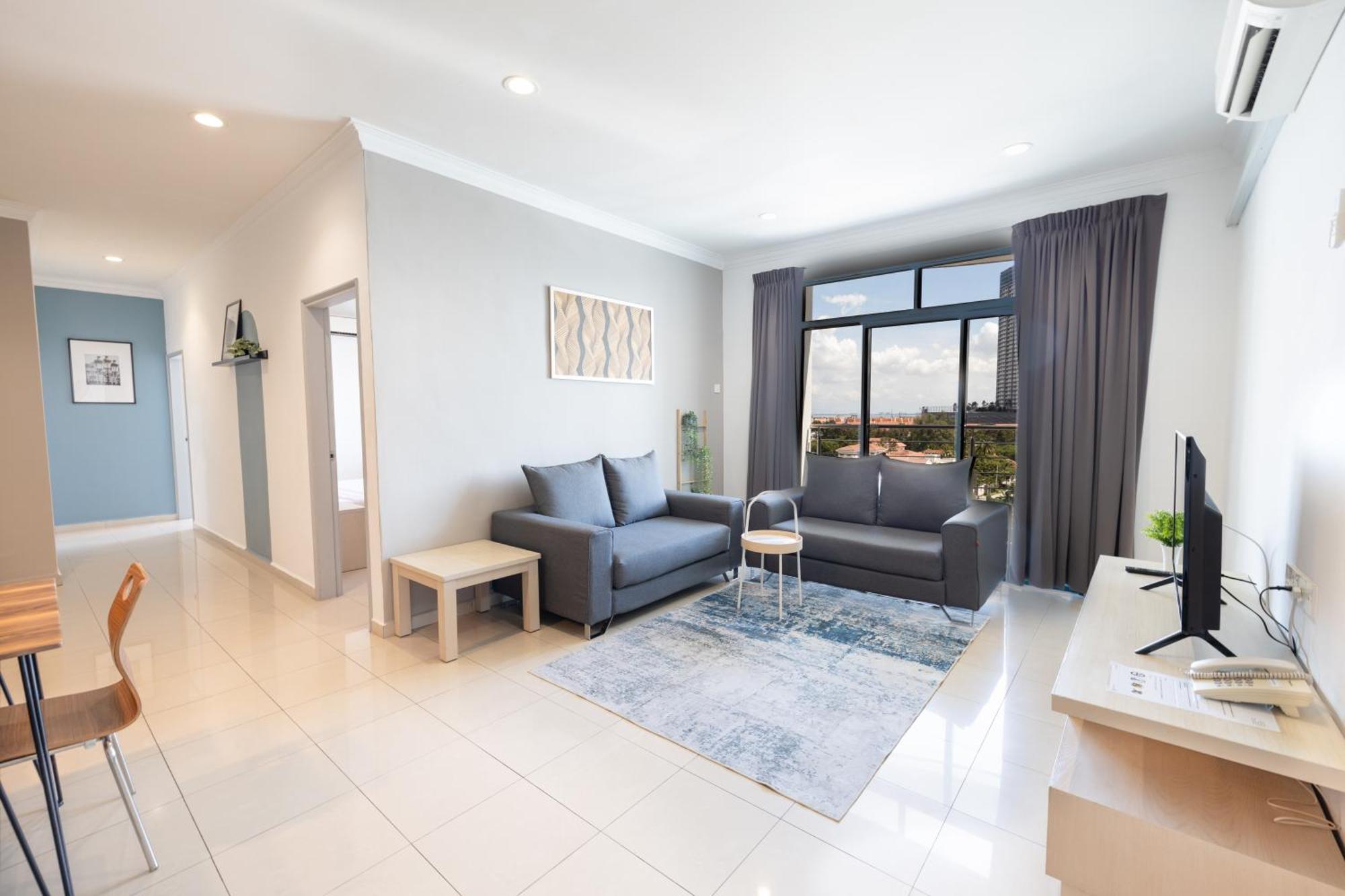 Golden View Serviced Apartments Tanjung Tokong Exterior foto