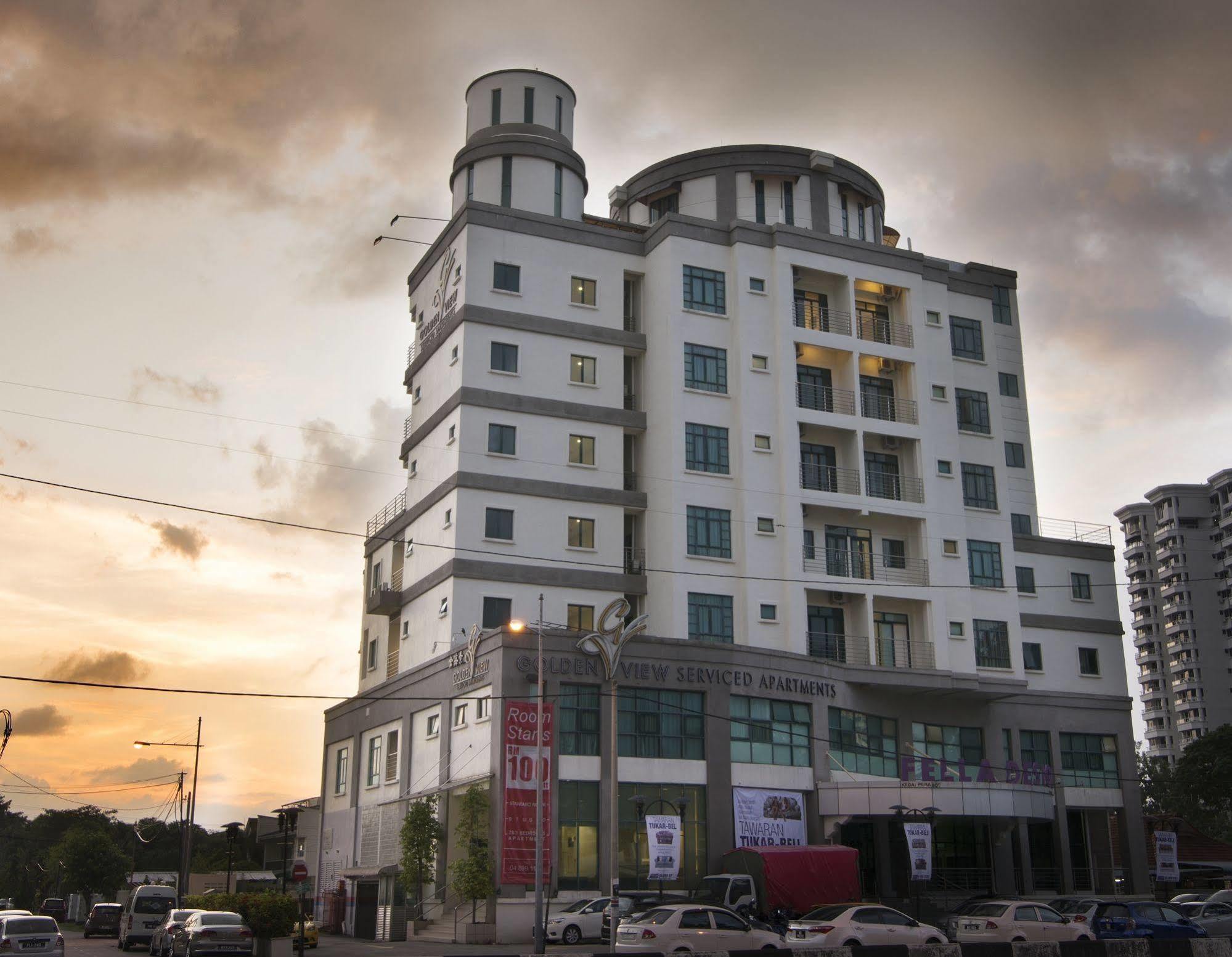 Golden View Serviced Apartments Tanjung Tokong Exterior foto